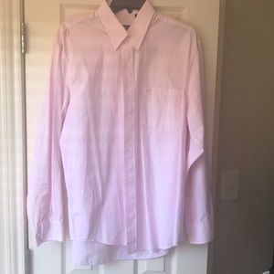Pink striped men’s Izod shirt